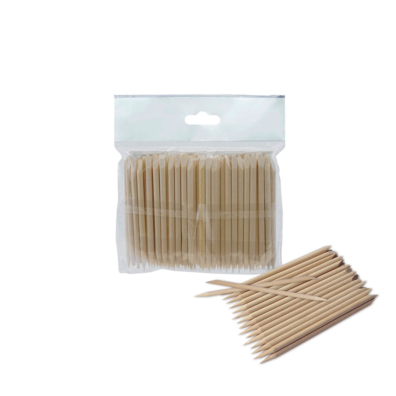 Alezori ORANGE STICK EXPERT WOODEN 75 MM (100 PCS)