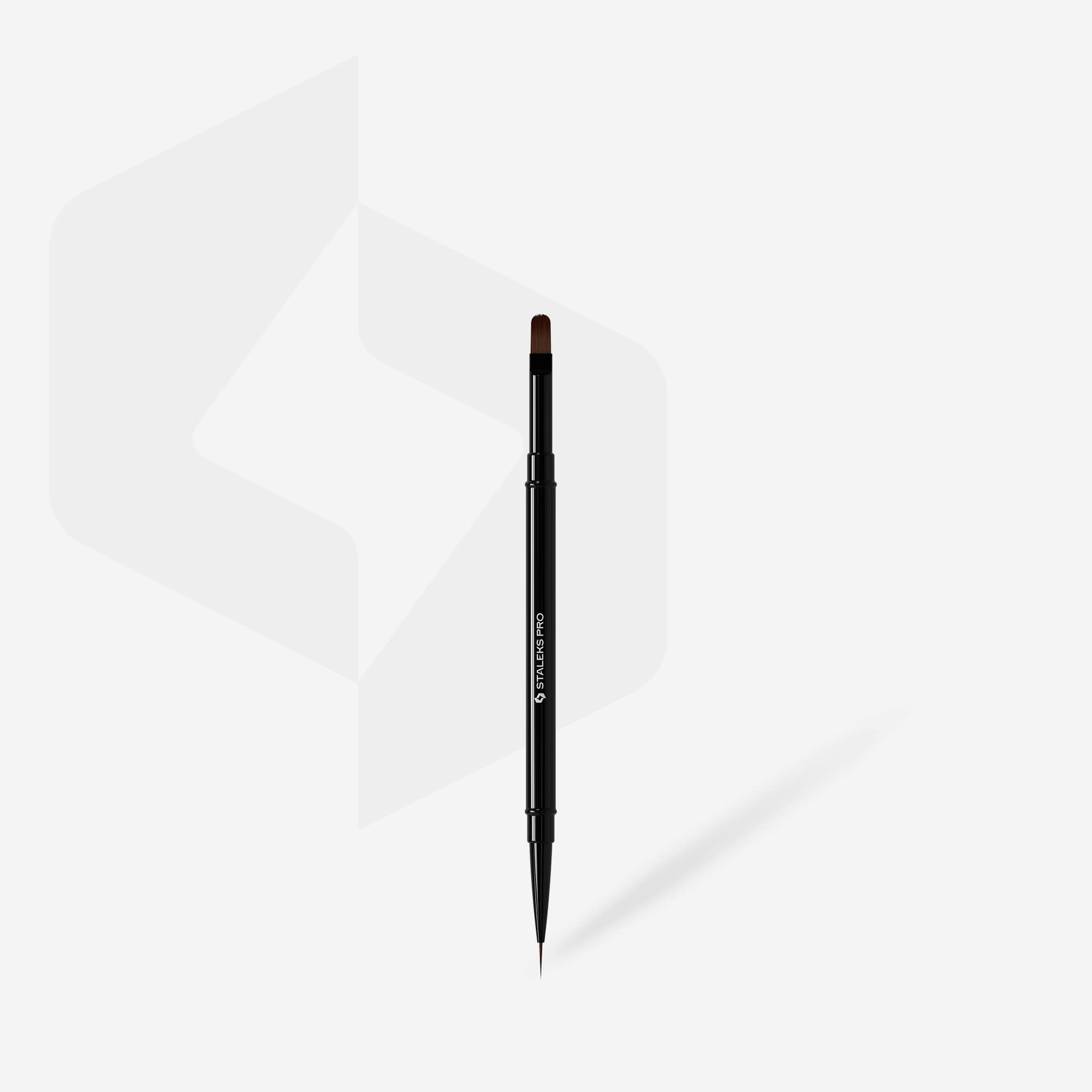 Alezori DOUBLE-ENDED BRUSH EXPERT LINER 10 MM / FOR GEL 11 MM