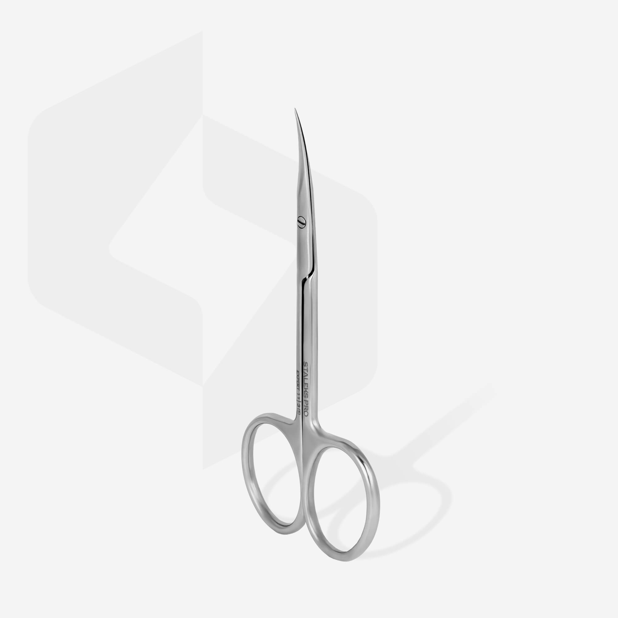 Alezori PROFESSIONAL CUTICLE SCISSORS WITH HOOK FOR LEFT HANDED USERS SE-13/3