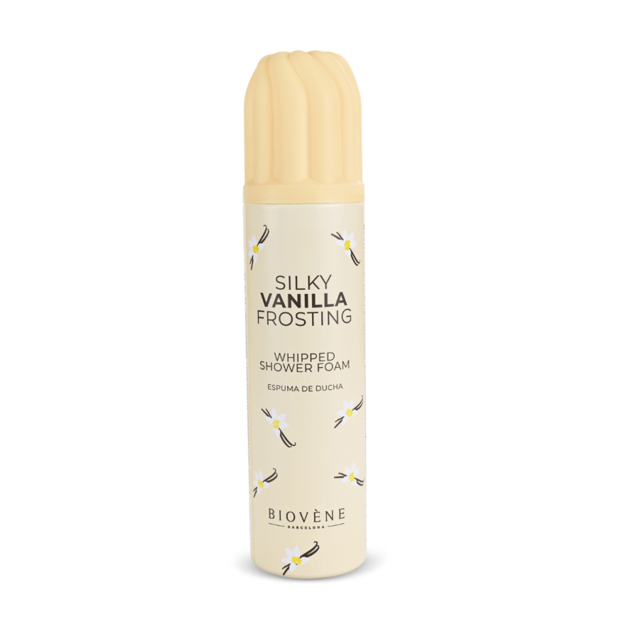 Biovene Silky Vanilla Frosting Whipped Shower Foam 250ml