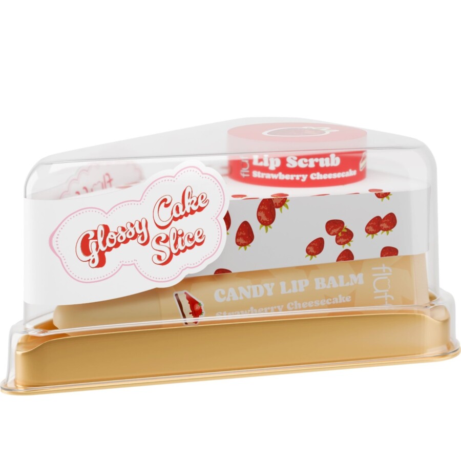Fluff Ms Claus’ Bakery Glossy Cake Slice 4pcs