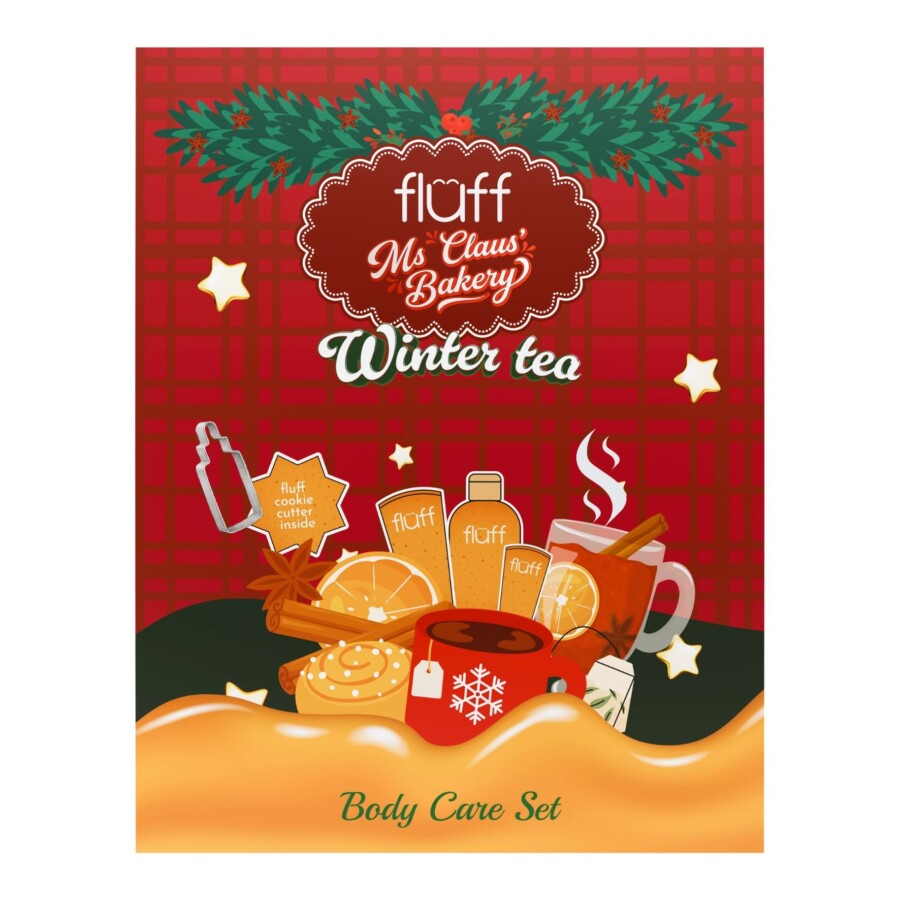 Fluff Ms Claus’ Bakery Winter Tea Bodycare Set 3pcs
